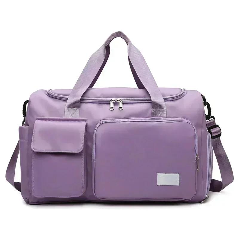 Carry On Travel Bag Large Capacity Gym Bag Weekender Overnight Duffle Bags With Shoe Compartment Sports Fitness Bags for Women