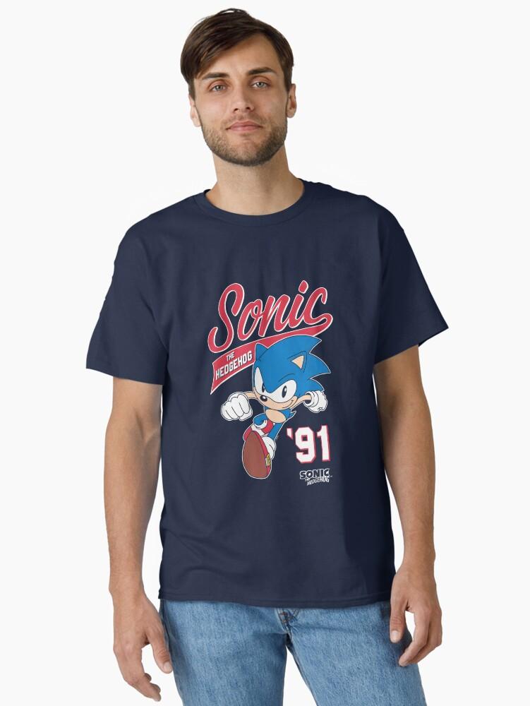 Sonic the Hedgehog Sonic The Hedgehog Run Sports Classic T-Shirt