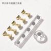 Magnetic Crystal Nail Tips Base Set Acrylic Strips Display Stand Art
