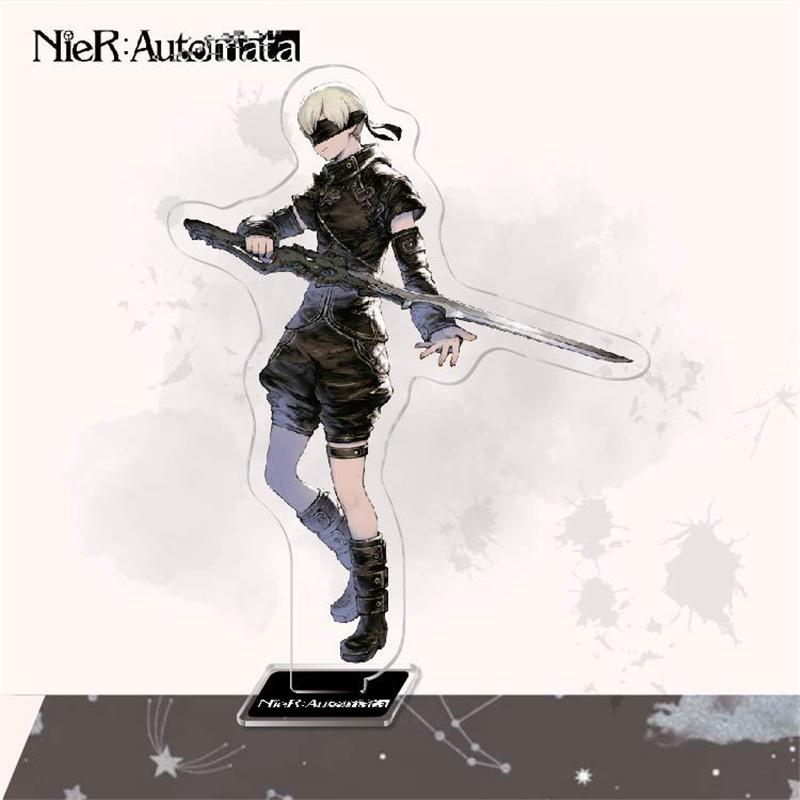 1 шт. аниме-игра NieR: Автоматы, акриловая подставка, модель, пластина 2B YoRHa, модные фигурки, стоящая вывеска, брелок, игрушка для