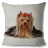 Cute MINI Dog Cushion Cover Decor Pet Animal Printed Pillowcase Polyester Pillow Case for Sofa Home Car cm