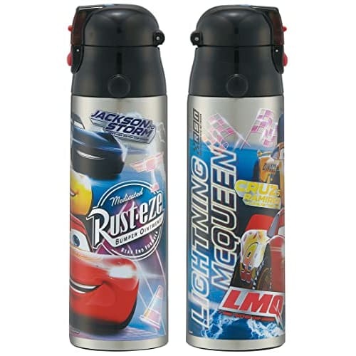 Skater Children's Stainless Steel Water Bottle 2way Direct Drinking 580ml Cup Drinking 570ml Cars 23 Child-friendly Lightweight Type Boys Thermal/Cold