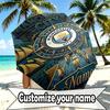 Custom Name Personalized Manchester City Print Umbrella, Auto Open Close, 8‑Rib Sturdy Frame, Commute Camping Hiking Use, Birthday Gift