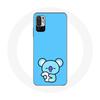 Case for Xiaomi Poco M3 Pro Bangtan BTS BT21 Koya RM Blue Background