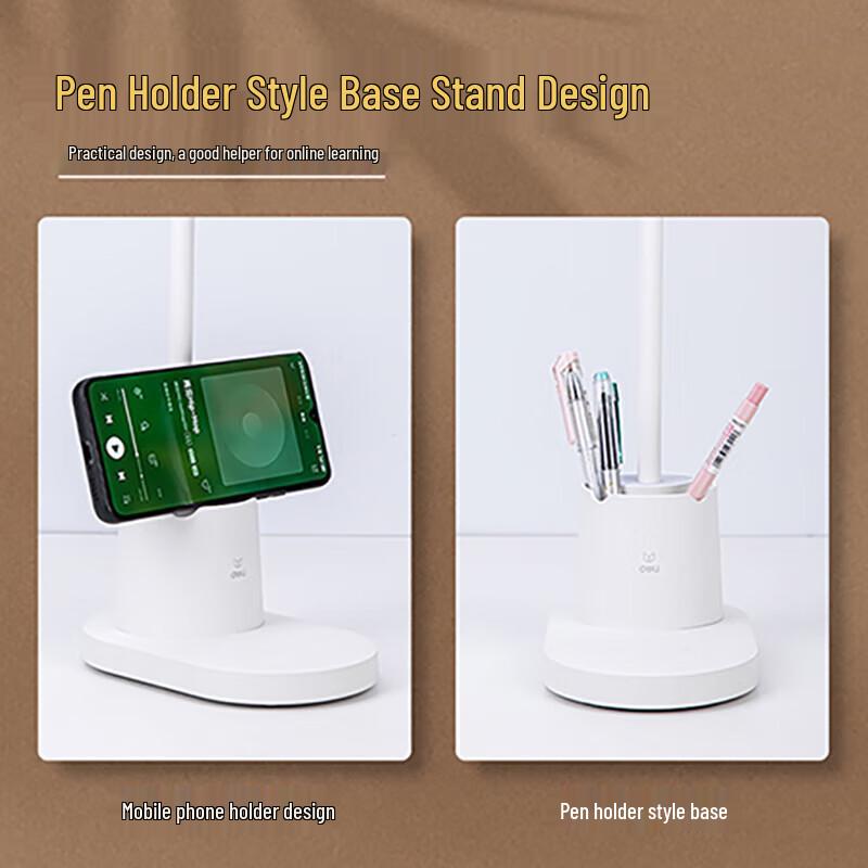 Deli LED Desk Lamp with Pen Holder