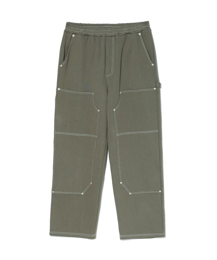 CRITIC Double Knee Sweatpants Khaki