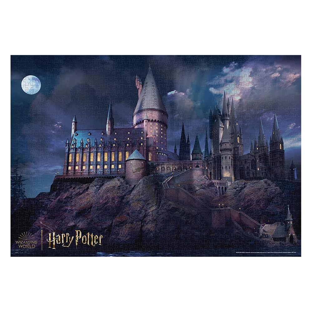 Tenyo Harry Potter 1000 Piece Jigsaw Puzzle Hogwarts Castle 51x73.5cm with Glue and Spatula Included