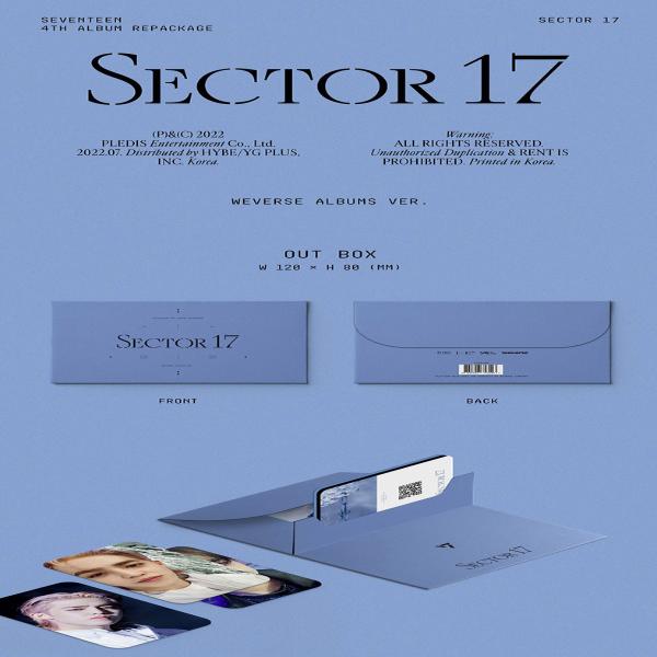 Seventeen Переиздание 4-го альбома [SECTOR 17] (Версия альбомов Weverse)