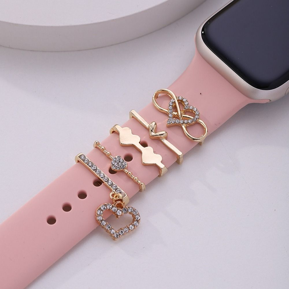 Metal Watch Band Ornament Brooch Decorative Nail Creative Wristbelt Charms  Strap Accessories