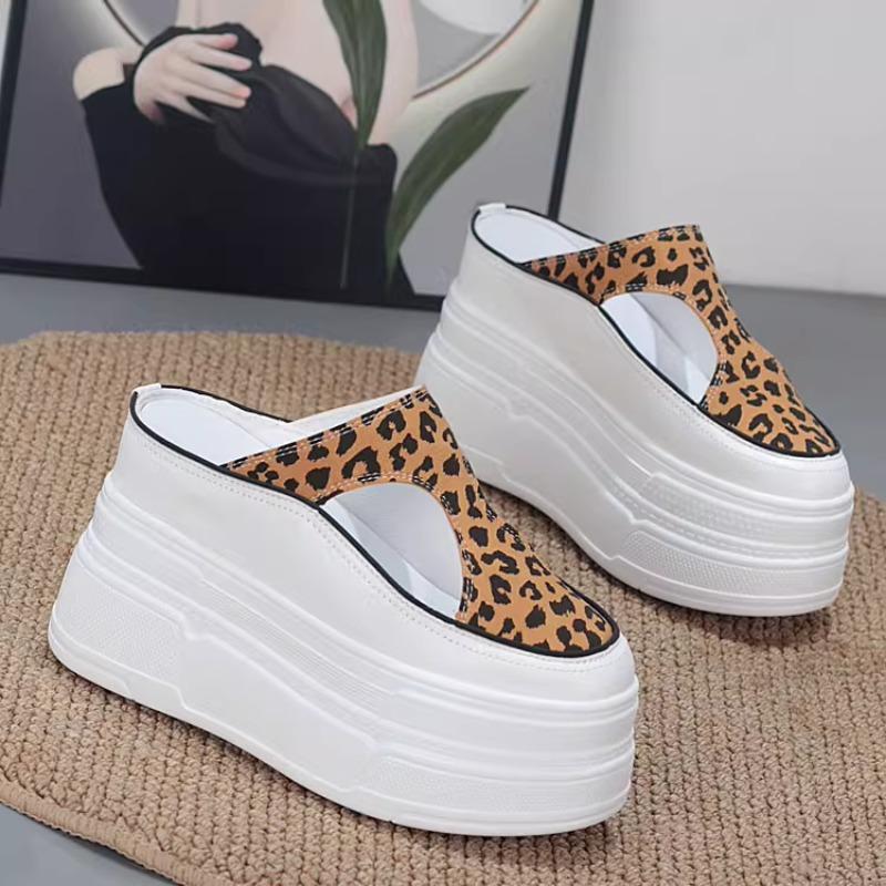 Fashion 7CM 11CM Platform Sneakers for Women Slip On Platform Slippers Flip Flop Women Casual Shoes Wedge Heel Women Summer Shoes