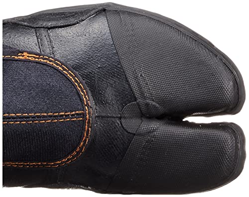 Резиновые ботинки с шипами для лесозаготовительных работ Sokaido, Молодые листья, Черный, I-98, Размер 29.0см