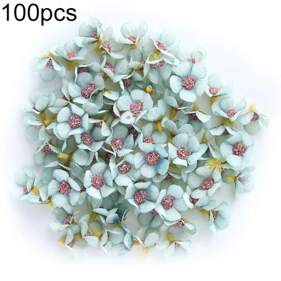 100Pcs 2cm Mini Artificial Daisy Flower Head DIY Wedding Holiday Garland Decor