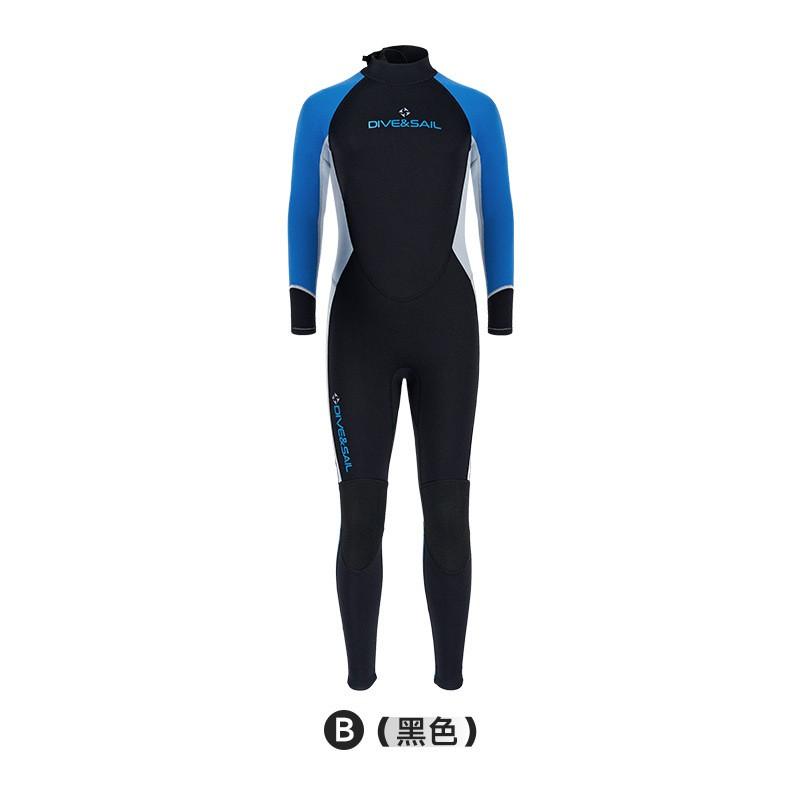 Kids 2.5mm Neoprene Wetsuit Snorkeling Diving Surfing Warm Fullsuit Boys Long Sleeve