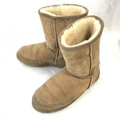 Теплые угги 7 24.0 Коричневые(ИСПОЛЬЗОВАЛ)
