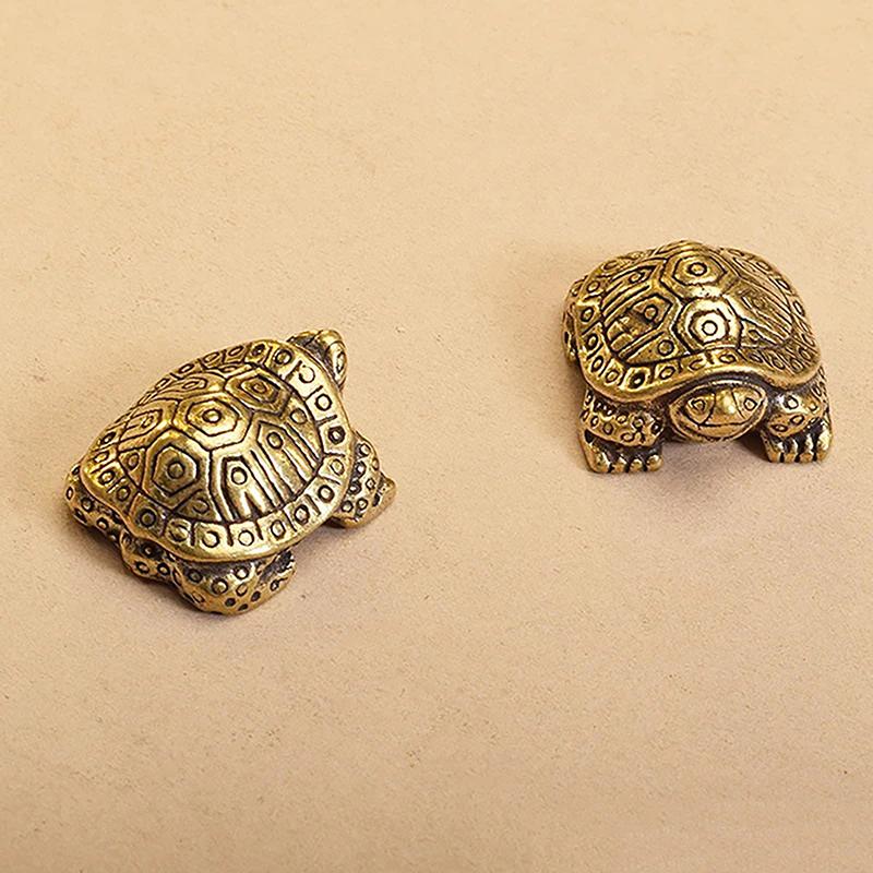 Антикварные ornaments из цельной латуни в виде черепах, скульптура животного долголетия, декоративный имитационный ornament для домашнего офиса, стола