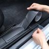 Наклейка из углеродного волокна, защитная пленка для порогов дверей автомобиля, накладка на порог двери, боковое зеркало, защита от царапин, водонепроницаемые наклейки