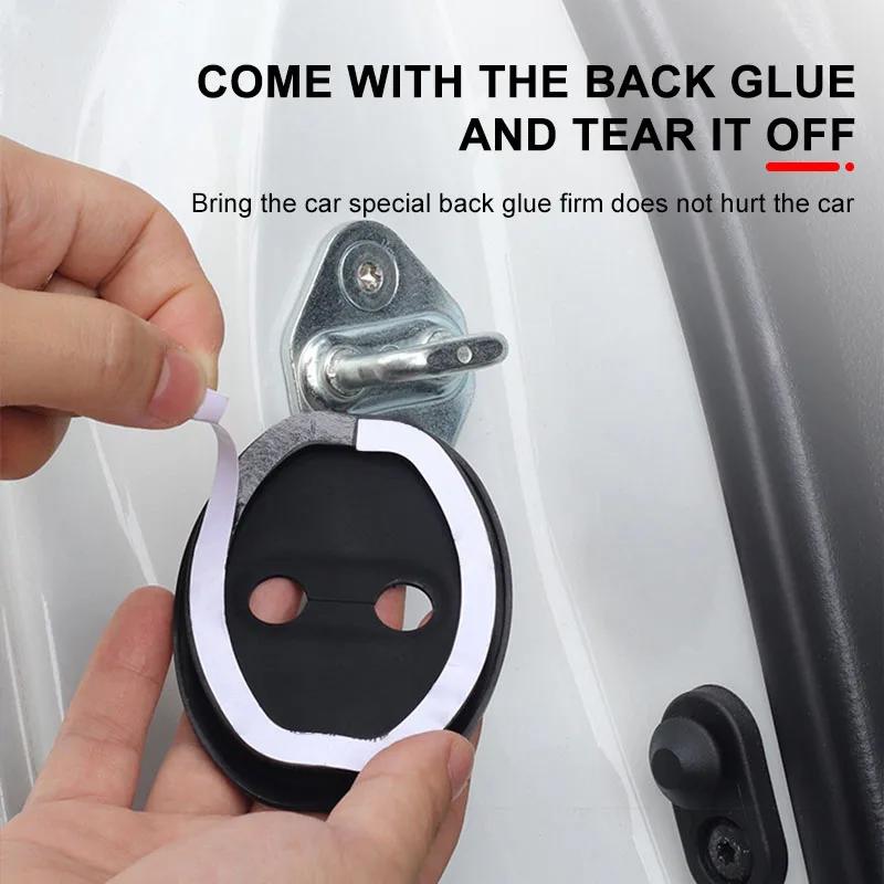 2025 Hot 4pcs Car Door Lock Cover Silicone Protector Auto Accessory For Mazda 2 3 6 CX-3 CX-5 R360 RS CX-8 MX-30 MX-5 BT-50 ATEN