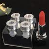 9PCS Silicone Lipstick Mold Mould with Metal Ring and Stand Set for DIY Lipstick