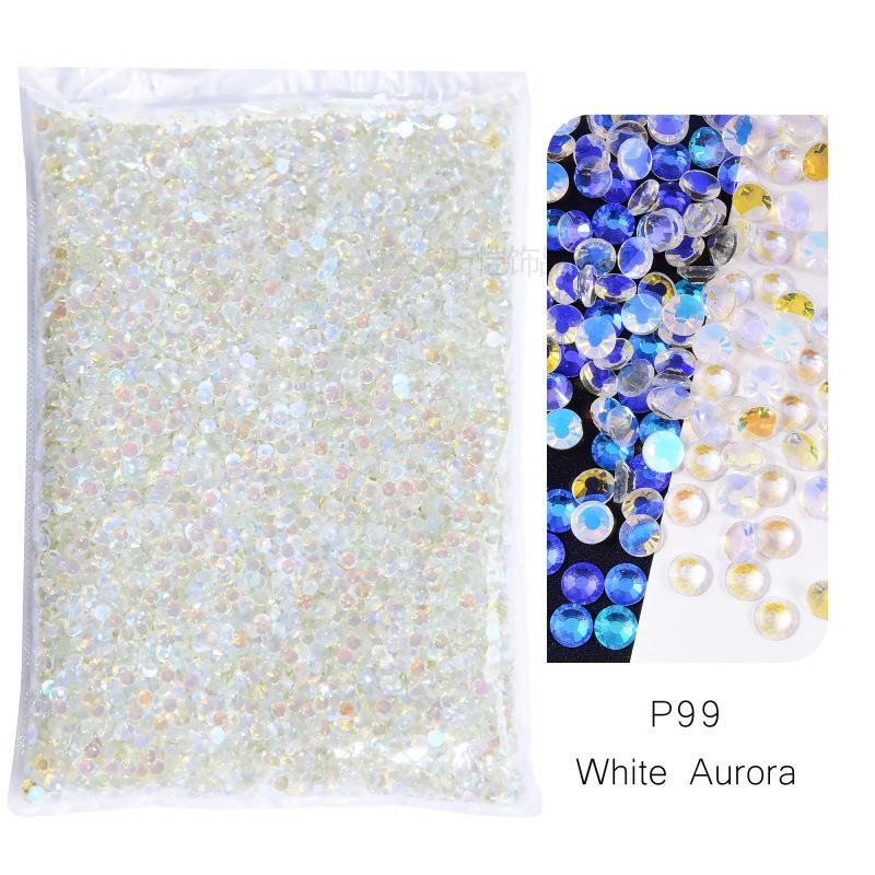 P72-180 Стеклянный нейл-арт Большая сумка с плоским дном и бриллиантами, посеребренные DIY Ювелирные изделия с бриллиантами Аксессуары Чехол для мобильного телефона Аксессуары со стразами