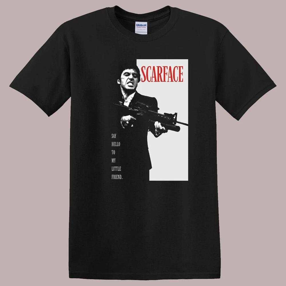 Men's and Women's T-shirts Scarface Al Pacino Movie