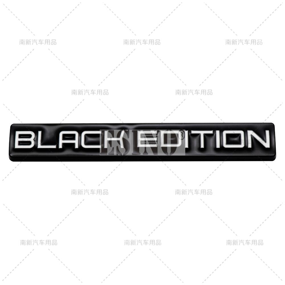 Стайлинг автомобиля 3D Black Edition декоративная металлическая клейкая эмблема задний значок багажника наклейка на крыло наклейка на тело автомобильные аксессуары