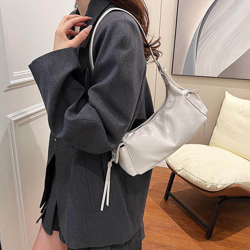 Текстура Ретро Красный Мягкая Кожа Сумки Через Плечо Для Женщин Тренд Однотонная Универсальная Сумка Кроссбоди Для Поездок На Работу Шоппинга Женские Сумки CLE