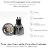 Super Bright Dimmable GU10/GU5.3/E27/E14/MR16 COB 6W 9W 12W LED Bulb Lamp 85-265V 12V spotlight Warm White/Cold White led light