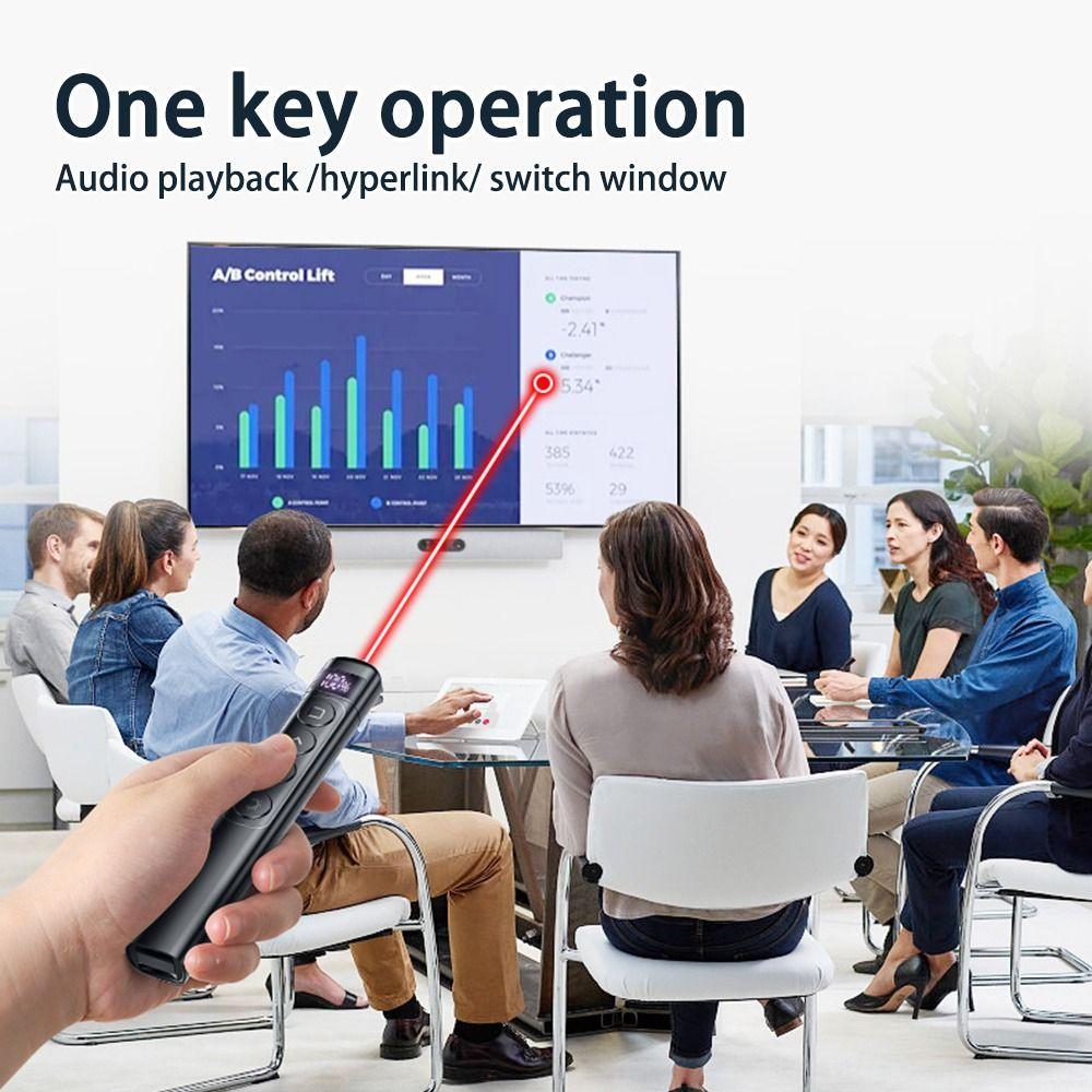 Infrared Multimedia Page Turner 100M Distance Wireless Presentation Clicker Projector Presentation