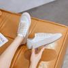 Wholesale Summer New Casual Sports Shoes Women's Satin Cloth Surface Lace-up Soft Bottom Flat Sole Single Shoes Fashion Women's Shoes Wholesale