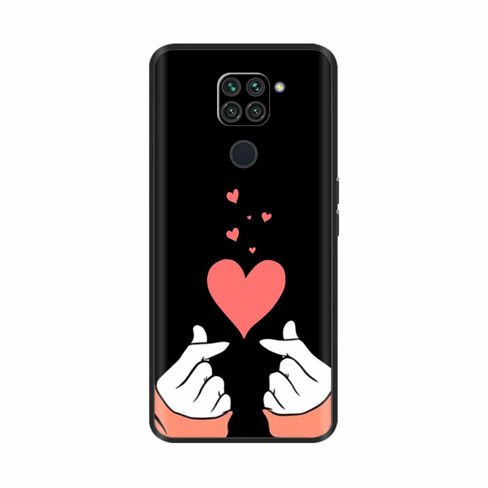 Чехол Для Xiaomi Redmi Note 9 Чехол Мягкая Черная Силиконовая Задняя Крышка Для Redmi Note9 Чехол Redmi Note 9 Чехол Funda Coque Бампер Оболочка