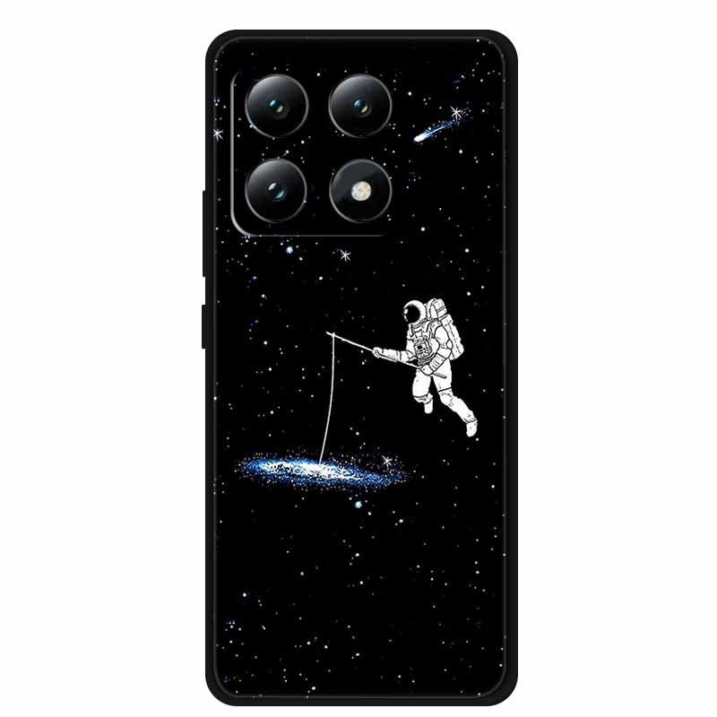 For Xiaomi 15T 5G Case Silicone Luxury Animal TPU Soft Printing Bumper for Xiaomi 15T Pro 5G Starry Sky Scenery Shockproof Cover