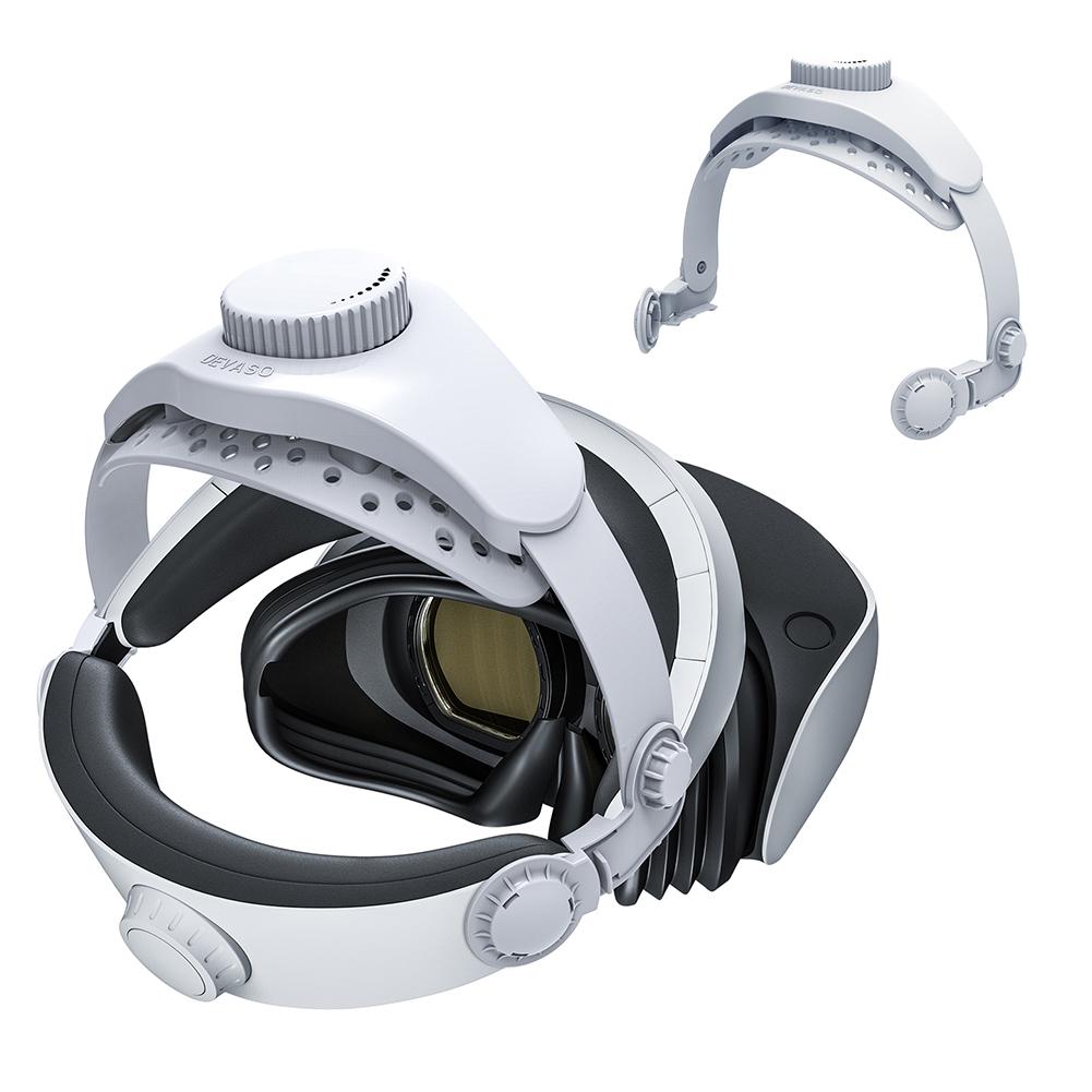 Комфортная повязка на голову, дышащая регулируемая повязка на голову, декомпрессионный ремень на голову, улучшенная поддержка аксессуаров для гарнитуры PS VR2