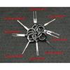 8pcs Car Wiring Terminal Connector Removal Tool Release Pin for Honda Ford GM