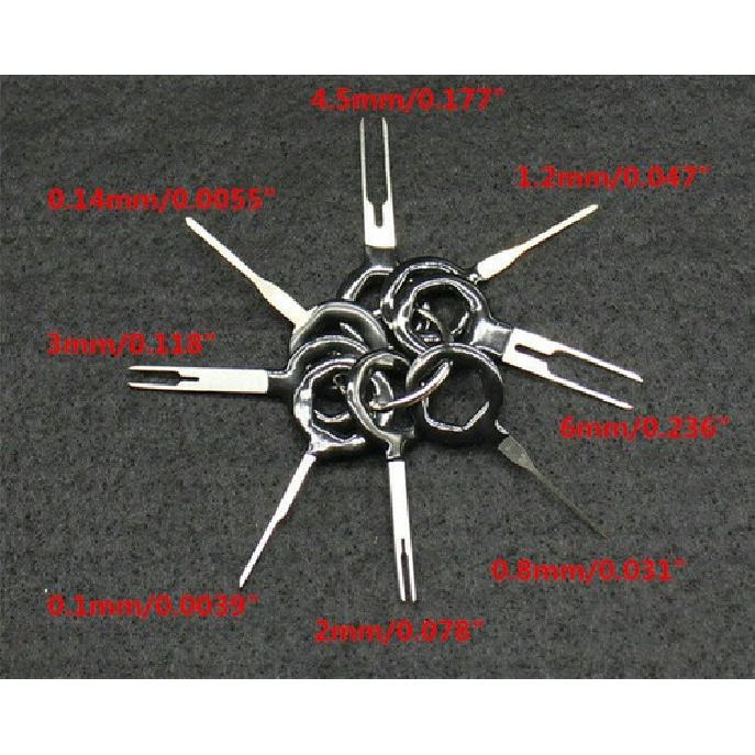 8pcs Car Wiring Terminal Connector Removal Tool Release Pin for Honda Ford GM