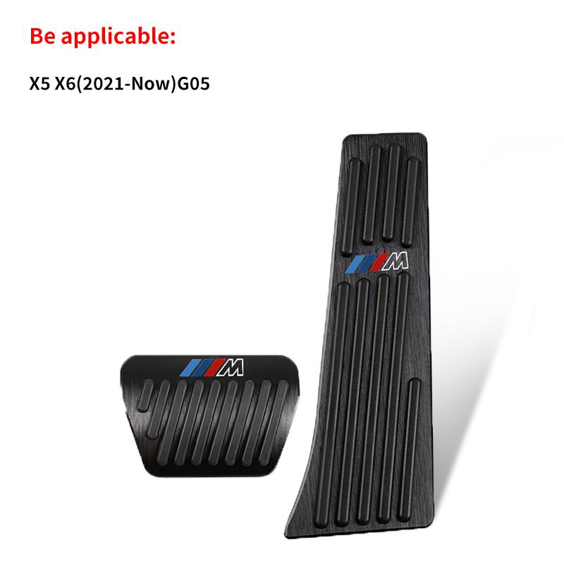 ZUWG9 2025 Hot Car Brake Foot Rest Pedal Cover Alloy Rubber Gas Pedal Protector For BMW M X1 X3 X5 X6 X7 E30 E90 M3 E84 E83 F25 E91 E6