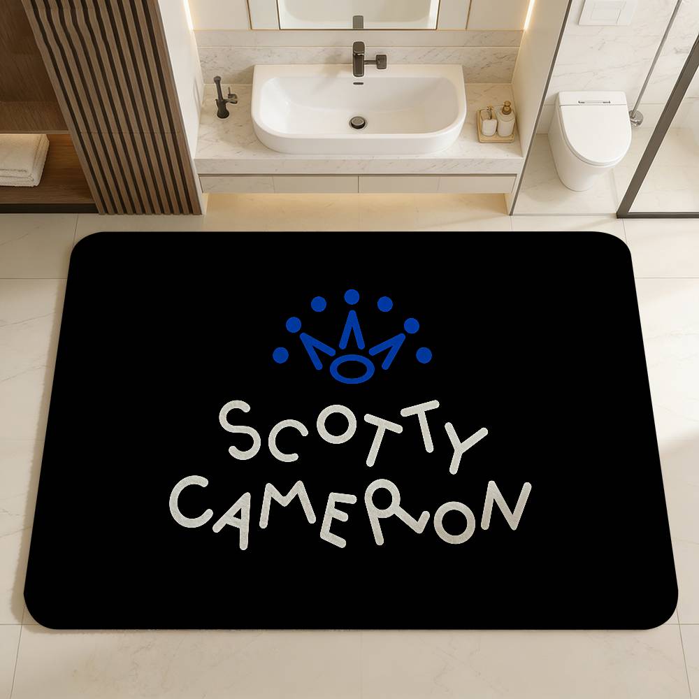 Golf S-ScoTTY C-CameRONs Room Mats Retro Multiple Choice Living Room Kitchen Rug Non-Slip Welcome Rug