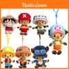 Оригинальный плюшевый кулон One Piece, милый и мягкий брелок с мультяшным персонажем