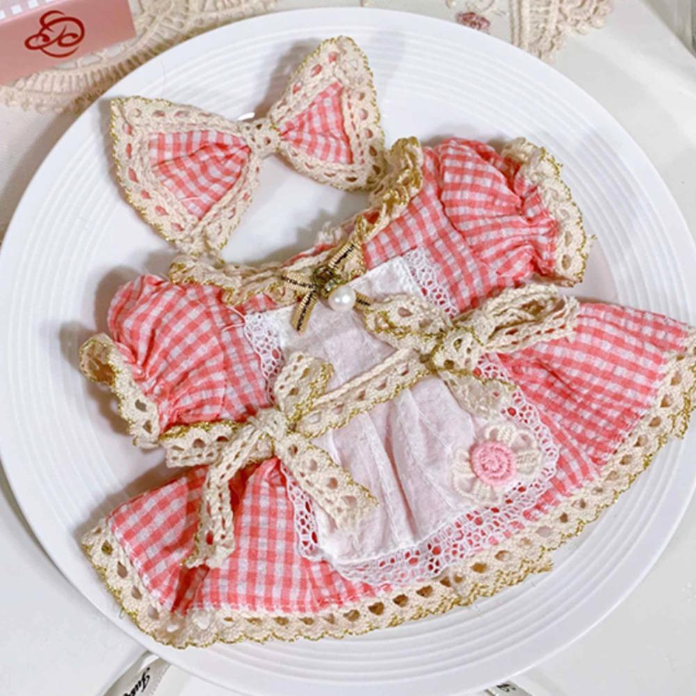 1 комплект кружевной 20 см хлопковой кукольной одежды, игрушечные аксессуары, хлопковая кукольная одежда Лолиты, платье, детский подарок