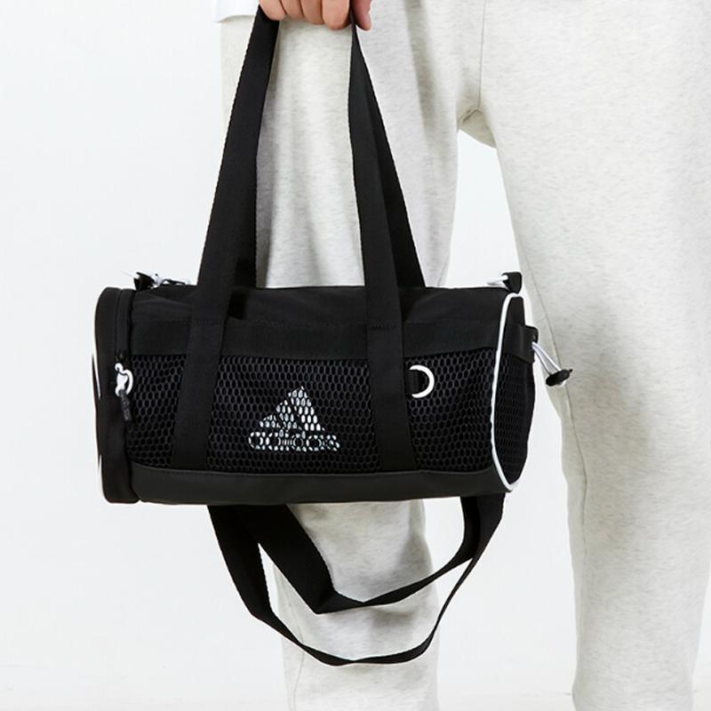 Adidas Полиэстеровая тренировочная сумка большой вместимости, ручная сумка, спортивная сумка, большая, унисекс, черная, Adidas HE2650