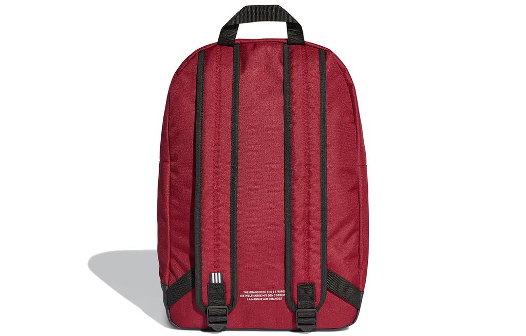 adidas Рюкзак мужской Originals Trefoil из полиэстера, бордовый DV2481