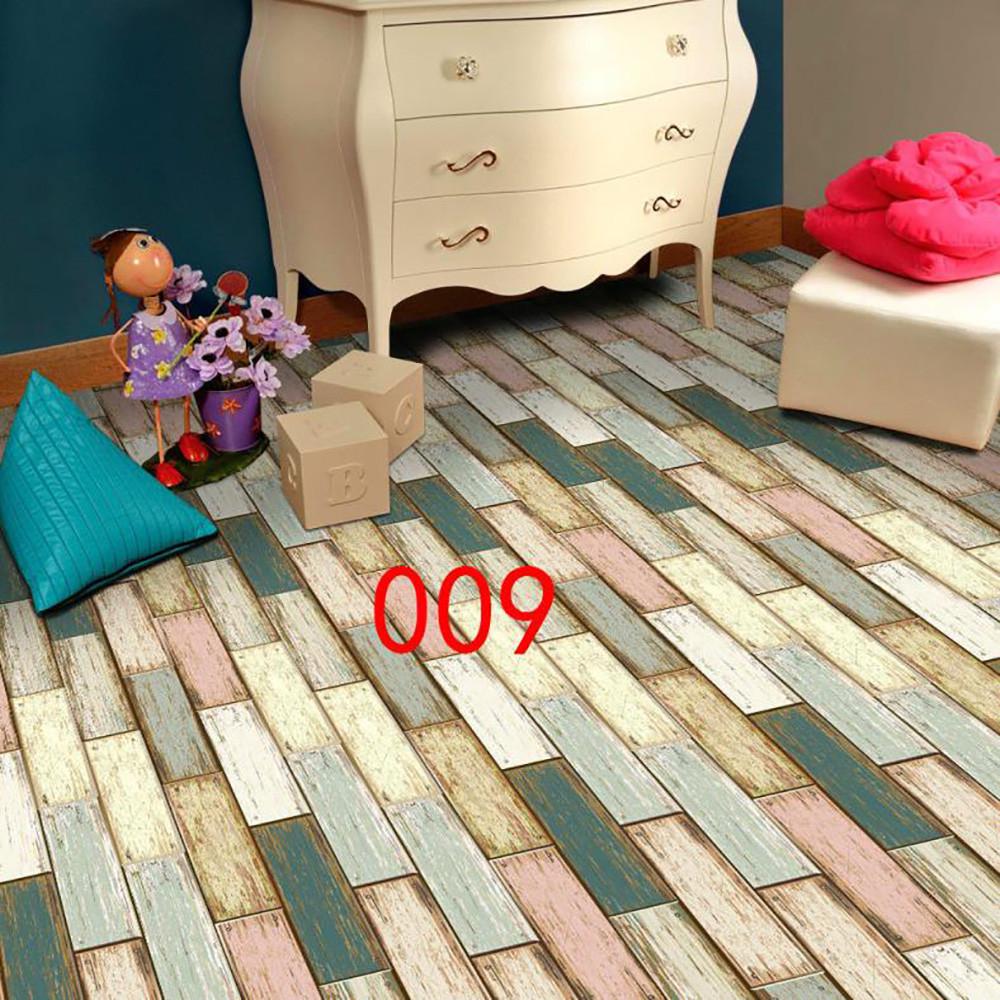 20x50cm Adhesive Tile Art Floor Wall Decal Sticker DIY Kitchen Bathroom Decor 