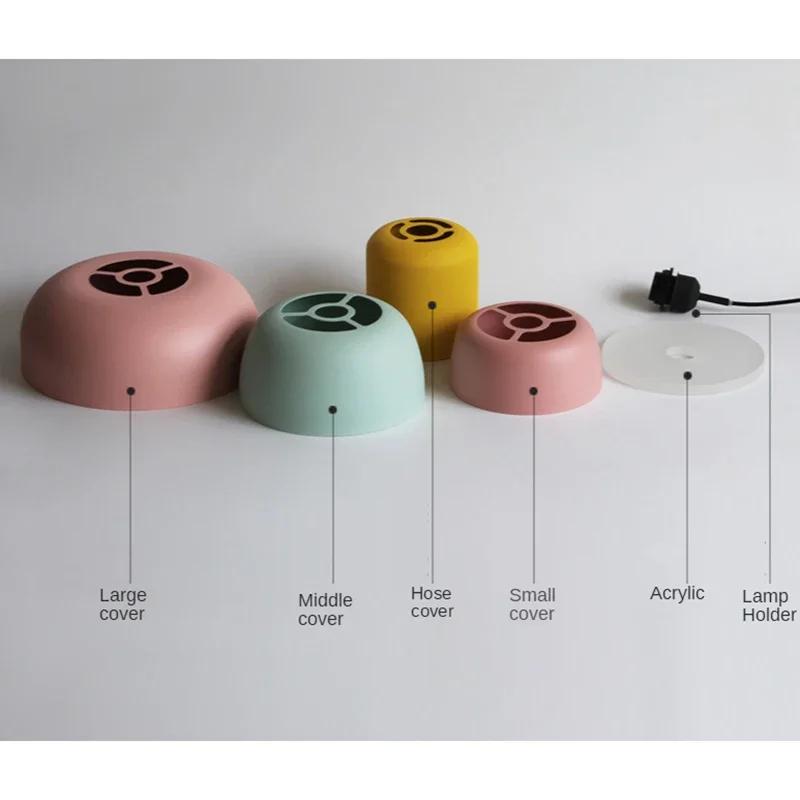 Одноламповый ретро индустриальный подвесной светильник для гостиной, столовой, декор, подвесное освещение, люстра, цветная лампа