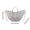 Ladies Large Capacity Underarm Bag Solid Casual Grocery Bag Women PU Leather Chic Shoulder Bag with Purse Commuting Tote Handbag