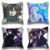 Значок Азурный Аниме Наволочка Азурный x Two Time Пылезащитная наволочка Наволочка на молнии с потайной молнией шелковистый короткий плюш Чехол для диванной подушки