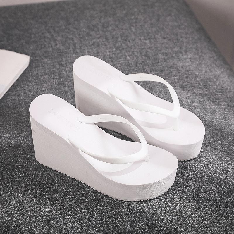 Summer Shoes for Women Slippers Wedge Flip Flops Platform Casual Shoes Woman Heeled Mules Slides Beach Shoes