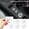 GMO3 Car Styling 3D Alloy Metal Motorcycle Emblem Badge Sticker For Mercedes Benz W220 W205 W211 W212 GLC GLS AMG W203 Accessories