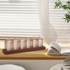 DIY Nixie Tube Clock Будильник 5 передач Регулировка яркости ЖК-экран Настольные часы для дома Прикроватная гостиная спальня кабинет