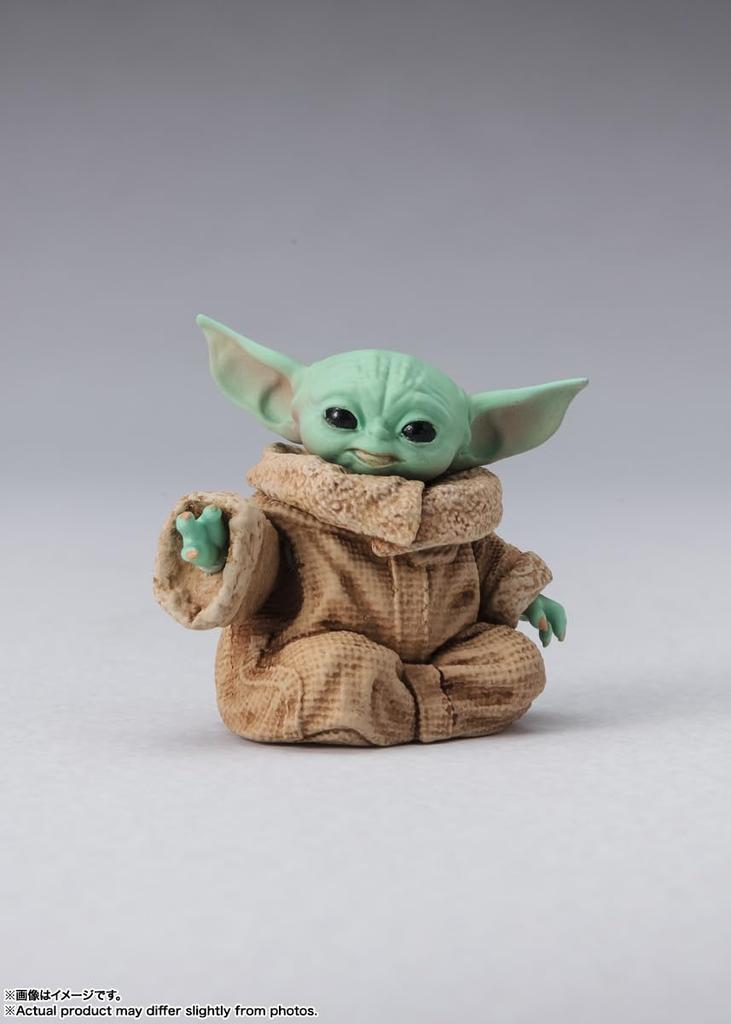 TAMASHII NATIONS Star Wars Mandalorian Grogu 150-миллиметровая окрашенная подвижная фигурка SHFiguarts & (ЗВЕЗДНЫЕ ВОЙНЫ Мандалорец) приблизительно. АБС&ПВХ&Ткань