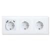 Type 82 Tempered Glass EU Smart WiFi Socket with A+C Charging and Alice Voice Control