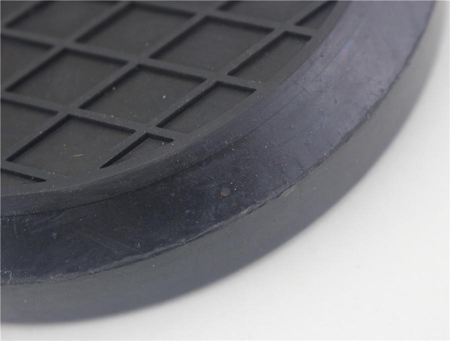 4x Круглая 125 мм Сверхпрочная подъемная подушка Универсальная резиновая накладка на рычаг для авто-грузового подъемника